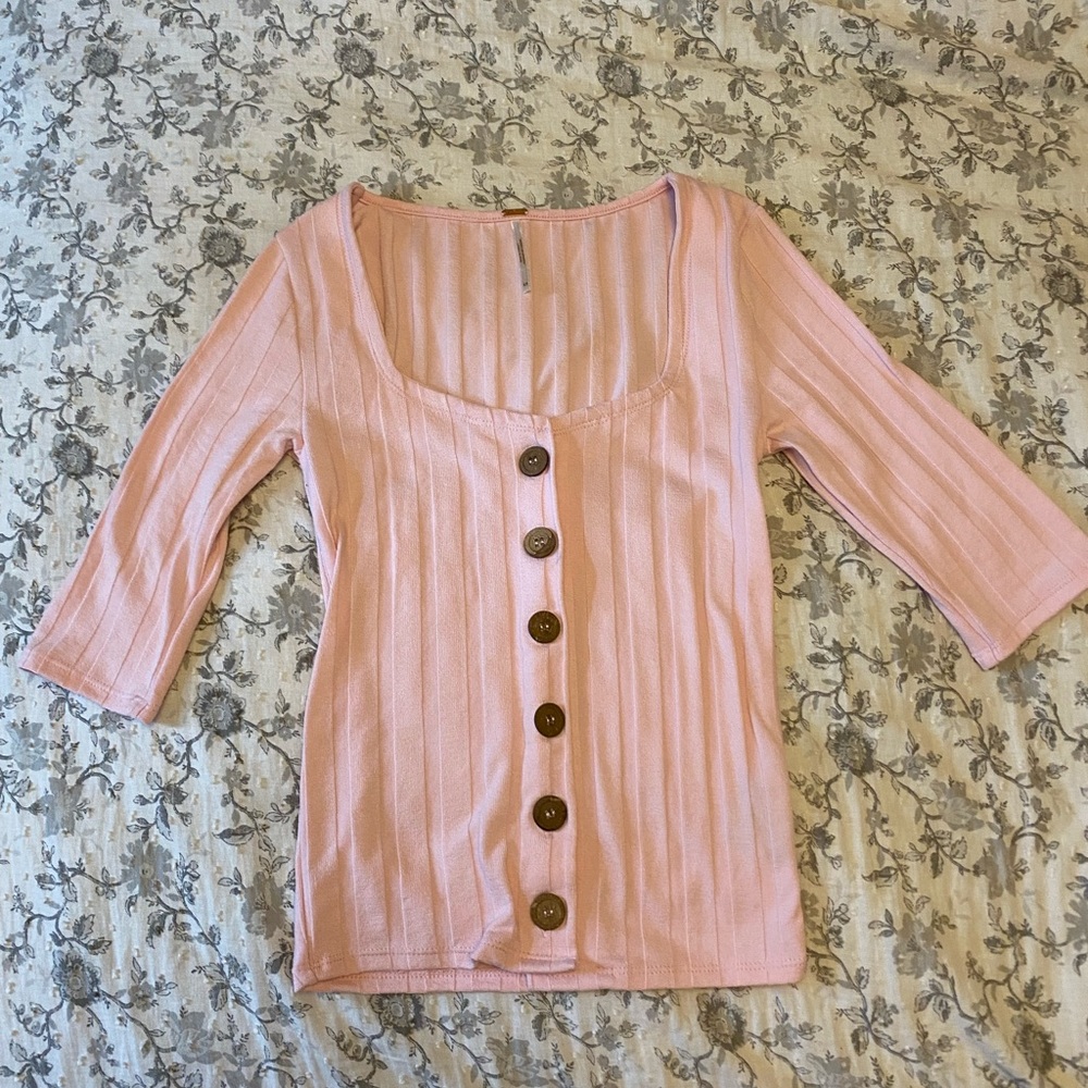Free People Square Neck Top XS